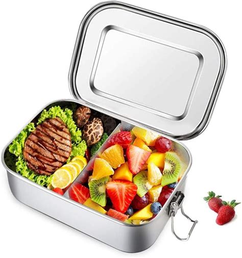 stack steel bento box|adult size bento box.